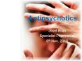 Antipsychotics Josef Elias Specialist Pharmacist 9th Nov PowerPoint PPT Presentation