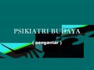 PSIKIATRI BUDAYA