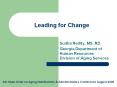 Leading for Change PowerPoint PPT Presentation