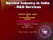 Role of CSIR in R&D Services