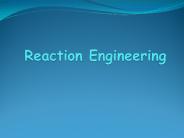 Reaction Engineering