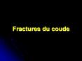 Fractures du coude PowerPoint PPT Presentation