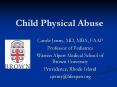 Child Physical Abuse PowerPoint PPT Presentation