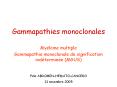 Gammapathies monoclonales PowerPoint PPT Presentation