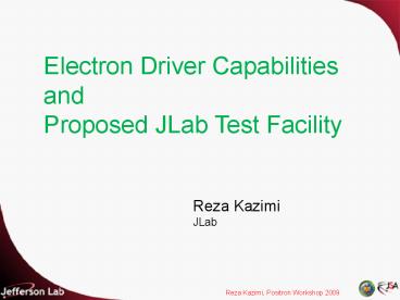 The JLab IR-FEL can do the job