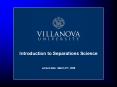 Introduction to Separations Science PowerPoint PPT Presentation