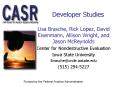 Developer Studies PowerPoint PPT Presentation