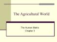 The Agricultural World