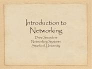 Introduction to Networking