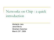 Networks on Chip : a quick introduction