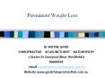 Permanent Weight Loss PowerPoint PPT Presentation