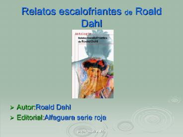 Relatos escalofriantes de Roald Dahl