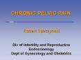 CHRONIC PELVIC PAIN PowerPoint PPT Presentation