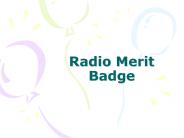 Radio Merit Badge