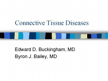 Connective Tissue Diseases