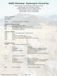 BAESI Workshop: Exploring for Oil and Gas Angela Hessler, Chevron Energy Technology Company Ellen Metzger, San Jose State University Jonathan Hendricks, San Jose State University Tim McHargue, Chevron, retired (field) Will Schweller, Chevron, retired PowerPoint PPT Presentation