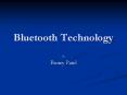 Bluetooth Technology PowerPoint PPT Presentation