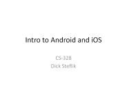 Intro to Android and iOS