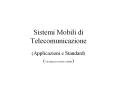 Sistemi Mobili di Telecomunicazione PowerPoint PPT Presentation