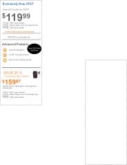 Exclusively from AT&T