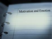 Motivation and Emotion