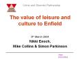 Crime and Disorder Partnership The value of leisure and PowerPoint PPT Presentation