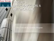 Modulo 1: INTRODUCCION A NETWORKING