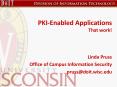 PKI-Enabled Applications That work! PowerPoint PPT Presentation