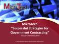 MicroTech Successful Strategies for Government Contracting PowerPoint PPT Presentation