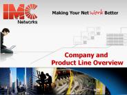 Company and Product Line Overview