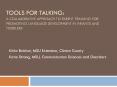 Tools for Talking: A Collaborative Approach to Parent Training for Promoting Language Development in Infants and Toddlers PowerPoint PPT Presentation