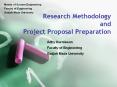 Research Methodology and Project Proposal Preparation PowerPoint PPT Presentation