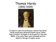 Thomas Hardy (1840-1928)