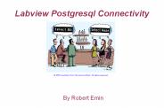 Labview Postgresql Connectivity