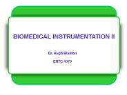 BIOMEDICAL INSTRUMENTATION II