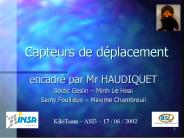 Capteurs de d