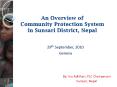 An Overview of Community Protection System in Sunsari District, Nepal PowerPoint PPT Presentation