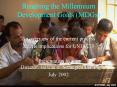 Reaching the Millennium Development Goals (MDGs): PowerPoint PPT Presentation