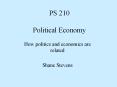 PS 210 Political Economy PowerPoint PPT Presentation