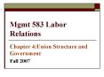 Mgmt 583 Labor Relations PowerPoint PPT Presentation