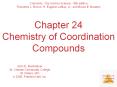 Chapter 24 Chemistry of Coordination Compounds PowerPoint PPT Presentation