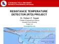 Resistance Temperature detector (RTD) project PowerPoint PPT Presentation