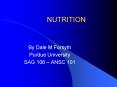 NUTRITION PowerPoint PPT Presentation