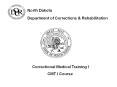 North Dakota           Department of Corrections & Rehabilitation PowerPoint PPT Presentation