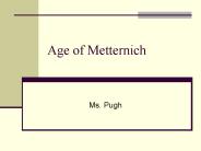 Age of Metternich