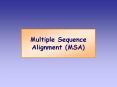 Scoring multiple sequence alignments PowerPoint PPT Presentation