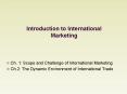 Introduction to International Marketing PowerPoint PPT Presentation
