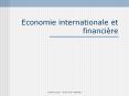 Economie internationale et financiиre PowerPoint PPT Presentation