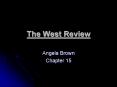 The West Review PowerPoint PPT Presentation