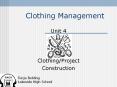 Clothing Management PowerPoint PPT Presentation